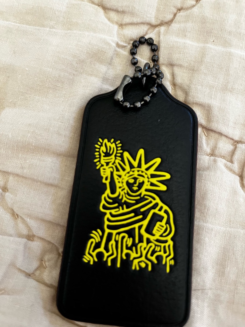 Coach With Keith Haring Statue of Liberty Hang Tag